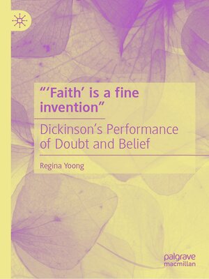 cover image of "'Faith' is a fine invention"